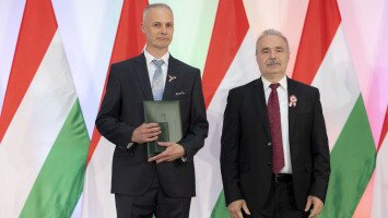 Magyar Ezüst Érdemkereszt állami kitüntetést vehetett át kollégánk